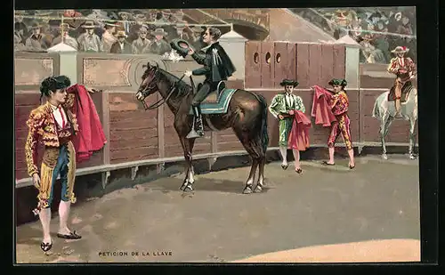 AK Peticion de la Llave, Stierkampf