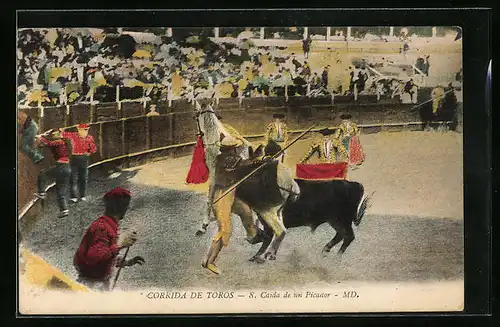 AK Corrida de Toros: Caida de un Picador, Stierkampf