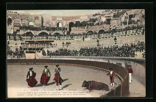 AK Nimes, La Corrida de Toros, Stierkampf