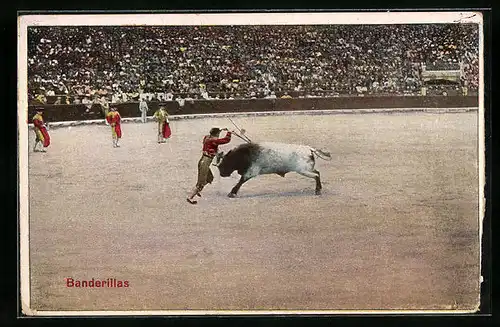 AK Banderillas, Stierkampf in der Arena
