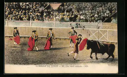 AK Corrida de Toros, Una mala estocada, Stierkampf