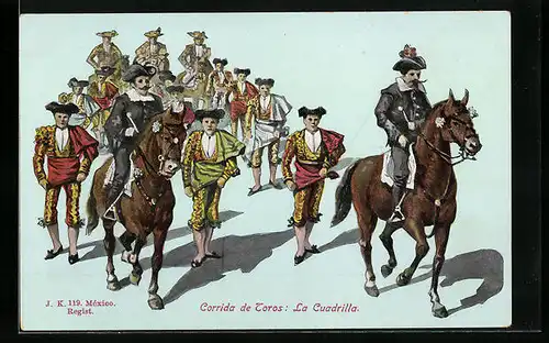AK Corrida de Toros, La Cuadrilla, Stierkampf