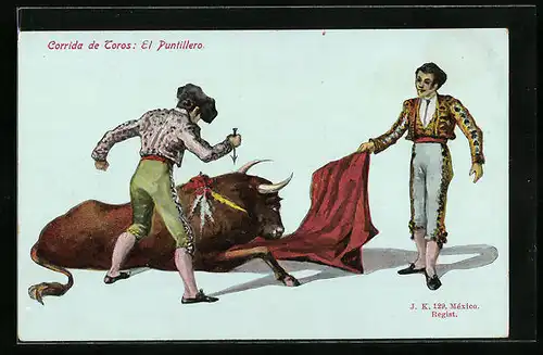 AK Corrida de Toros, El Puntillero, Stierkampf
