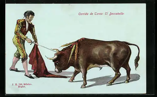 AK Corrida de Toros, el Descabello, Stierkampf