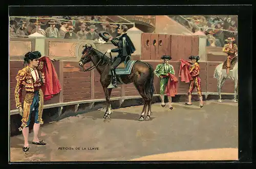 AK Peticion de la Llave, Stierkampf