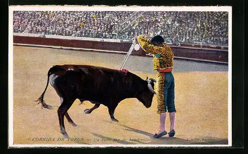 AK Corrida de Toros, Un buen par de banderillas, Stierkampf