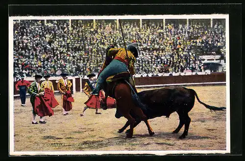 AK Corrida de Toros, Una buena vara, Stierkampf