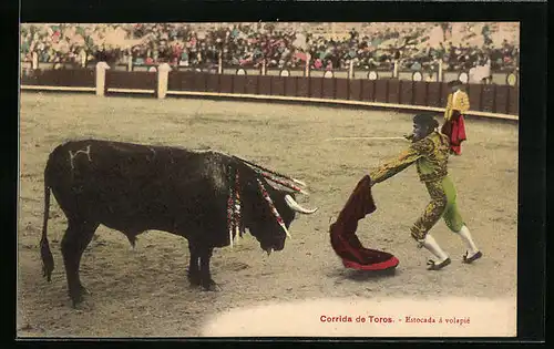 AK Corrida de Toros, Estocada à volapiè, Stierkampf