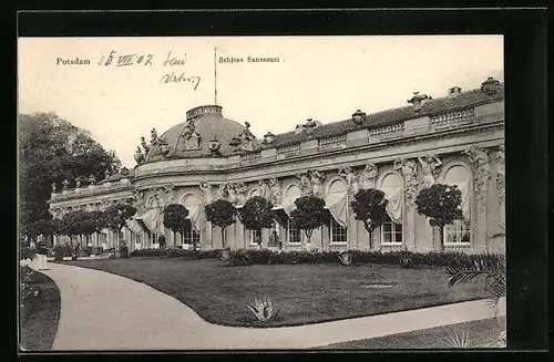 AK Potsdam, Schloss Sanssouci