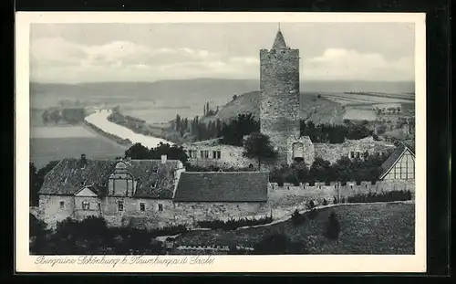 AK Naumburg a. d. Saale, Burgruine Schönburg