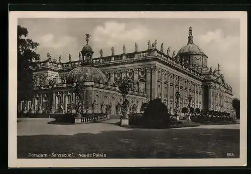 AK Potsdam-Sanssouci, Neues Palais