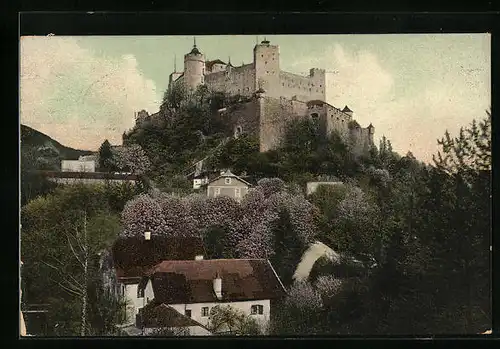 AK Salzburg, Blick zur Hohensalzburg