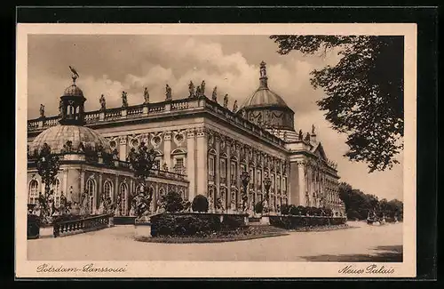 AK Potsdam-Sanssouci, Schloss Neues Papais