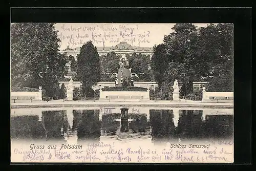 AK Potsdam, Schloss Sanssouci