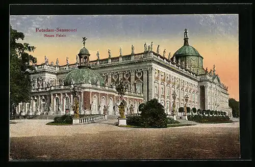 AK Potsdam-Sanssouci, Neues Palais