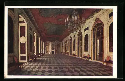 AK Potsdam-Sanssouci, Jaspisgalerie im Neues Palais