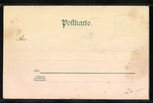 Mondschein-Lithographie Feldberg, Gasthaus und Aussichtsturm