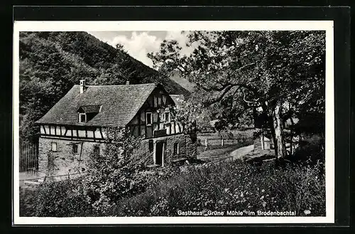 AK Brodenbach a. d. M., Gasthaus Grüne Mühle