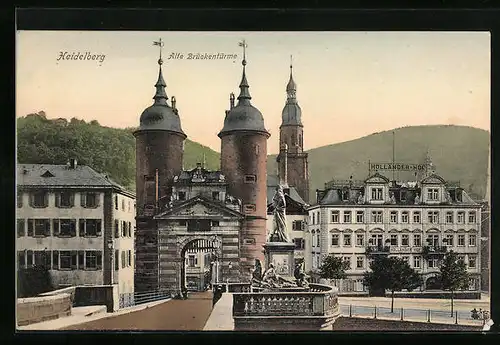 AK Heidelberg, Alte Brückentürme