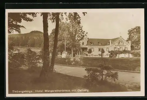 AK Königswinter im Siebengebirge, Hotel Margarethenkreuz mit Ölberg