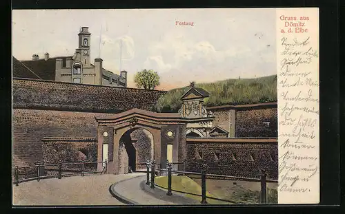 AK Dömitz a. d. Elbe, Festung