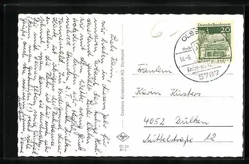 AK Olsberg / Hochsauerland, Totalansicht