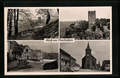 AK Blankenstein, Kirche, Gebäude, Burg