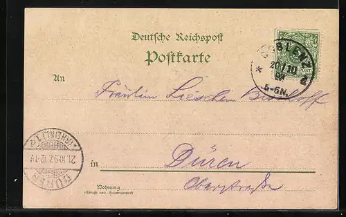 Lithographie Arenberg, Ölberg, Inneres der Kirche, Christus als Gebundener