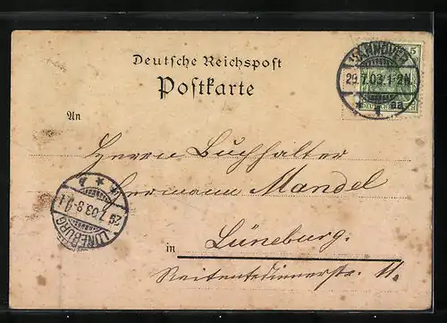 Lithographie Hannover, Königliches Theater