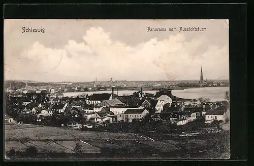 AK Schleswig, Teilansicht vom Aussichtsturm