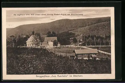 AK Hahnenklee /Harz, Berggasthaus Zum Auerhahn