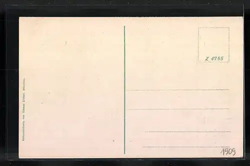 AK Löbau /Sa., Ortspartie am Teich mit Blick auf Kirchturm