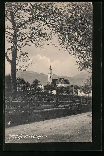 AK Kiefersfelden /Bayern, Blick zur Kirche