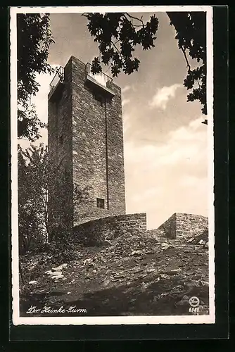 AK Hainewalde, Dr. Heinke-Turm auf dem Breiteberg
