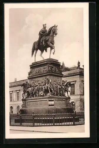 AK Berlin, Denkmal Friedrichs des Grossen