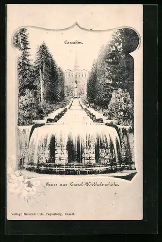 AK Cassel-Wilhelmshöhe, An den Cascaden