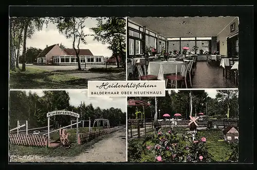 AK Balderhaar / Wielen, Gasthaus Heideschlösschen