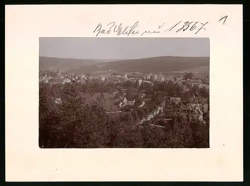 Fotografie Brück & Sohn Meissen, Ansicht Bad Elster, Blick auf das Villenviertel der Stadt