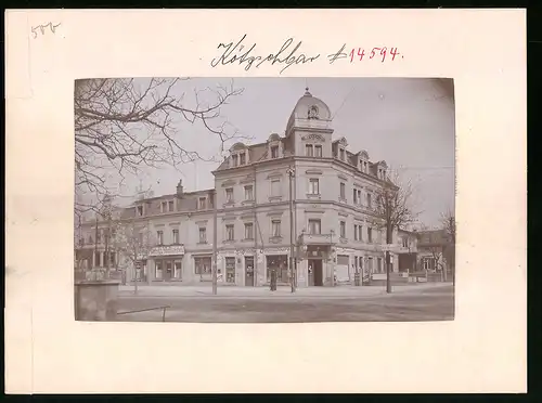 Fotografie Brück & Sohn Meissen, Ansicht Kötzschenbroda, Partie an der Meissnerstrasse / Lössnitzstrasse, Pfunds Molkerei