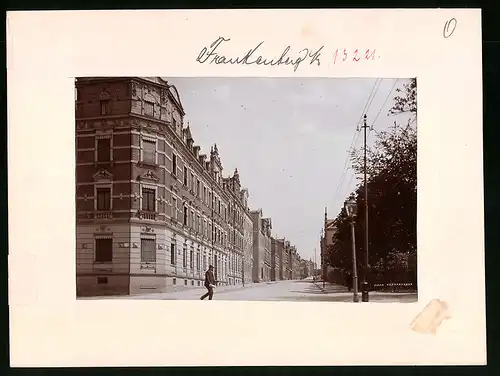 Fotografie Brück & Sohn Meissen, Ansicht Frankenberg i. Sa., Blick in die Winklerstrasse / Am Graben, Wohnhäuser