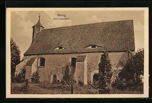 AK Belzig, Blick zur Bricciuskapelle