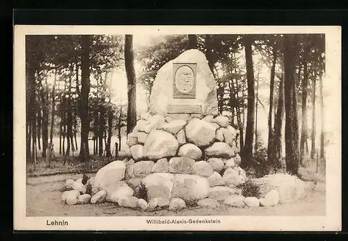 AK Lehnin, Willibald-Alexis-Gedenkstein