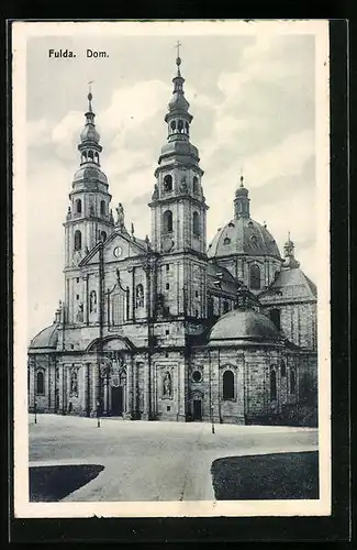 AK Fulda, Blick zum Dom