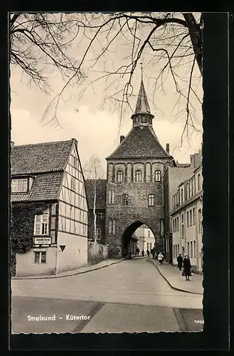 AK Stralsund, Blick zum Kütertor