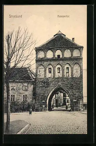 AK Stralsund, Partie am Kniepertor