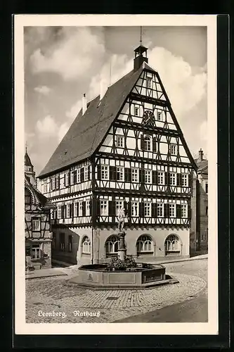 AK Leonberg, Partie am Rathaus