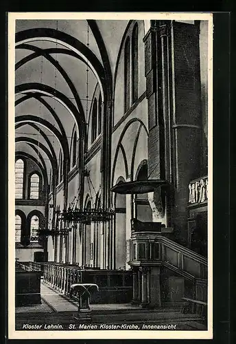 AK Lehnin, St. MArien Kloster-Kirche, Innenansicht