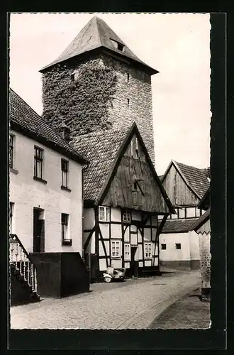 AK Menden / Sauerland, Partie auf der Turmstrasse