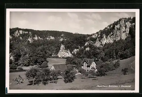 AK Bronnen i. Donautal, Blick zum Jägerhaus