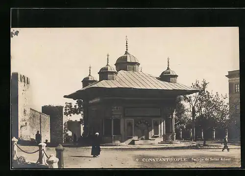 AK Constantinople, Fontaine du Sultan Achmet